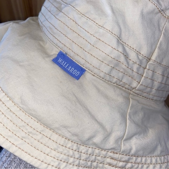 Wallaroo Unisex Beige Sun Hat 100% Cotton - Picture 2 of 9